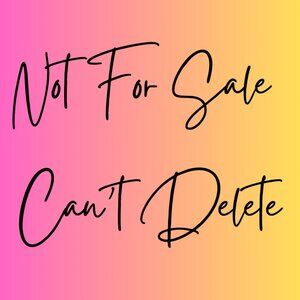 Not for sale
